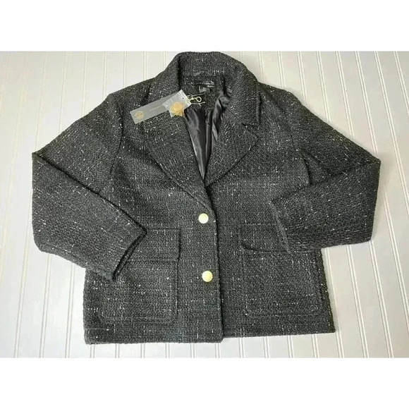 House of Harlow Jackets & Blazers - House Of Harlow 1960 Black Wool Blend Suit Career Jacket Women's Small NEW